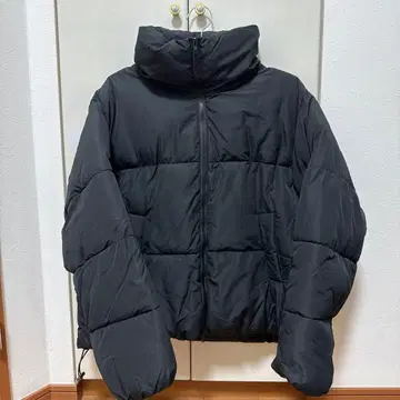 블랙 다운 자켓 M 사이즈