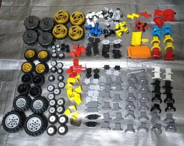레고 시티 자동차 관련 부품 묶음 판매 부품 타이어 휠 핸들 A