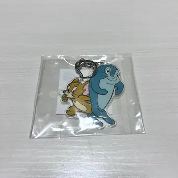 톰과 제리 톰제리전 아크릴 키링 제리와 물고기