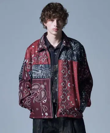 Glamb 블루종 아우터 Big Paisley Blouson