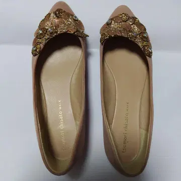 츠모리치사토 워크 펌프스 반짝반짝 핑크 계열 4501