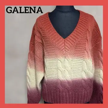 GALENA 그라데이션 케이블 니트 한국