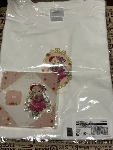 로젠 메이든 오메카시 프렌즈 T셔츠 신쿠 L사이즈 아크릴 키링 총 2점