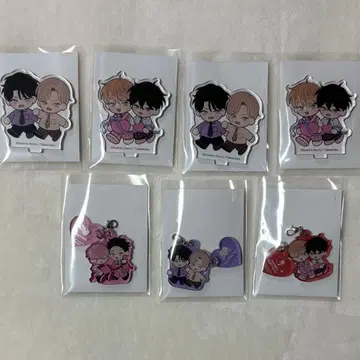 페이크팩트립스 콜라보 카페 스에히로마치 아크릴 스탠드 아크릴 키링