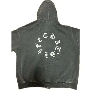 that'slife 지퍼 후드티 블랙 L 사이즈