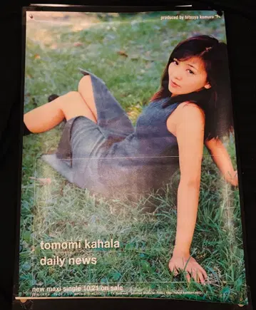 카하라 토모미 daily news 포스터 B2 사이즈