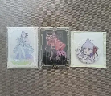 와다 아루코전 랜덤 아크릴 마그넷 랜덤 캔뱃지 BB 3종 세트