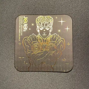 죠죠의 기묘한 모험 스퀘어 코스터 히가시카타 죠스케 금박 시크릿