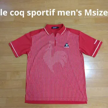 르꼬끄 스포르티브 남성용 지퍼 피케 셔츠 M 사이즈