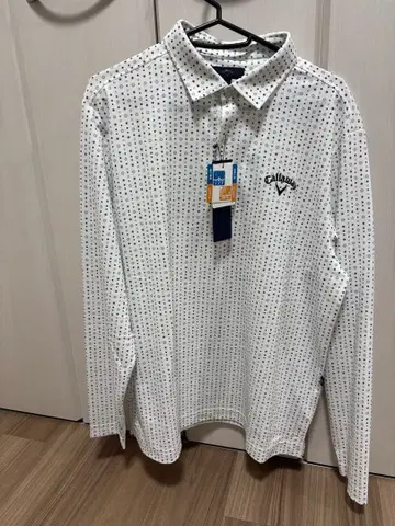 캘러웨이 골프웨어 피케 셔츠 긴팔 남성용 오니카노코 셔츠