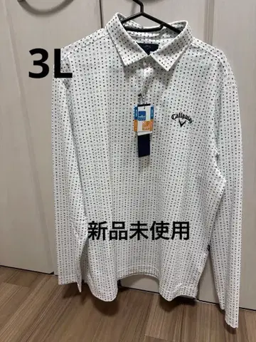 캘러웨이 골프웨어 피케 셔츠 긴팔 남성용 오니카노코 셔츠