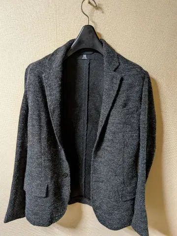 CAMBIO 그레이 싱글 버튼 블레이저