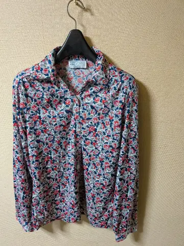 Karen Millen 꽃무늬 긴팔 셔츠 빈티지 구제 의류