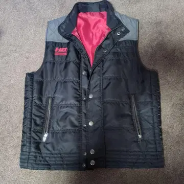 할리데이비슨 M 사이즈 베스트 블랙/빨간색