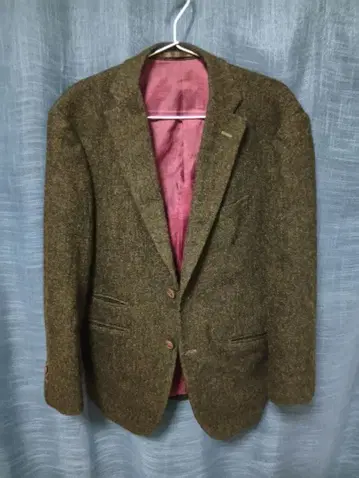 울 브라운 테일러드 자켓