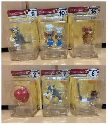 톰과 제리 Happy 복권 FUNNY ART 4 피규어 세트