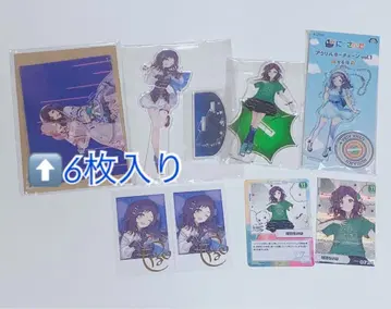 니지산지 졸업 라이버 아이바 우이하 아크릴 스탠드 브로마이드 폴라로이드