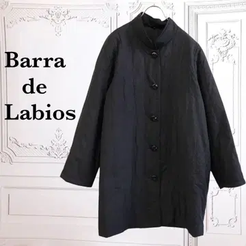 [바라 데 라비오스] 점퍼 코트 [F] 블랙 와셔 가공