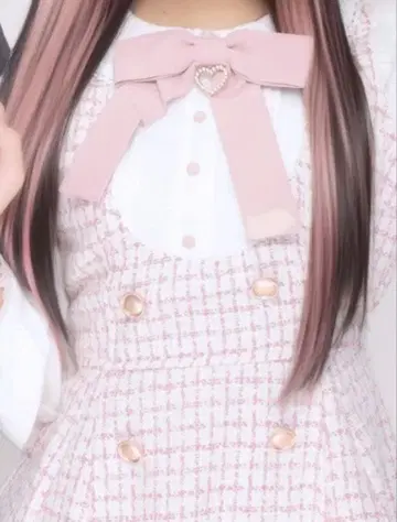 LIZLISA 리즈리사 트위드 셋업 핑크