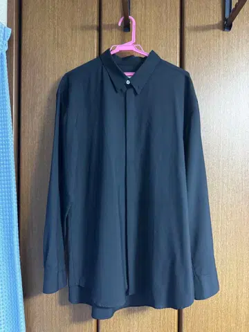 미사용 오버코트 셔츠 블랙 사이즈 3