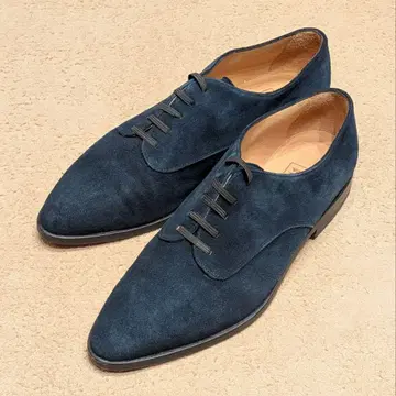 새상품급 YANKO 네이비 스웨이드 여성용 4 23cm