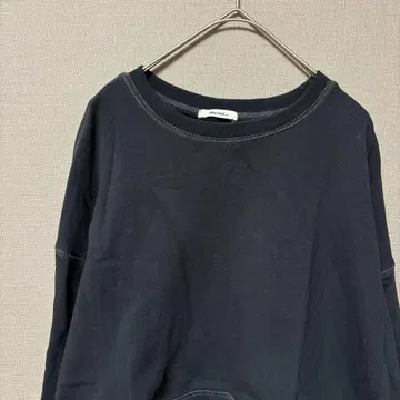 니코앤드 크롭 맨투맨 풀오버 블랙 트레이닝복 숏 기장