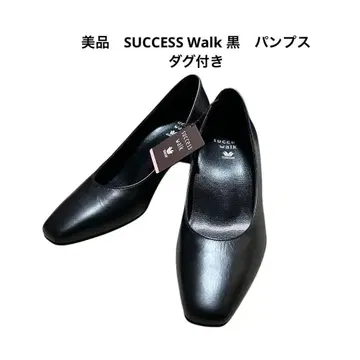 새상품급 SUCCESS Walk 블랙 펌프스 택 포함