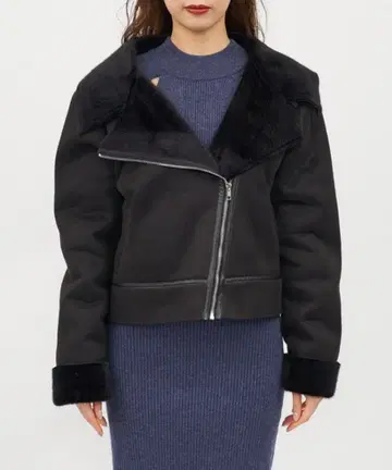 스파이럴걸 SPIRALGIRL 라이더 자켓 블랙