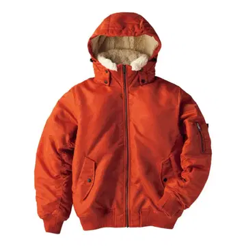 새상품 미사용 미개봉 워크맨 보아 안감 MA-1 타입 후디 테라코타 L