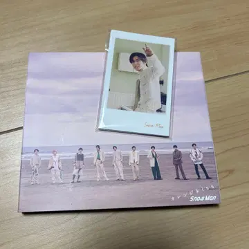 Snow Man 오렌지kiss 싱글 CD+포토 카드