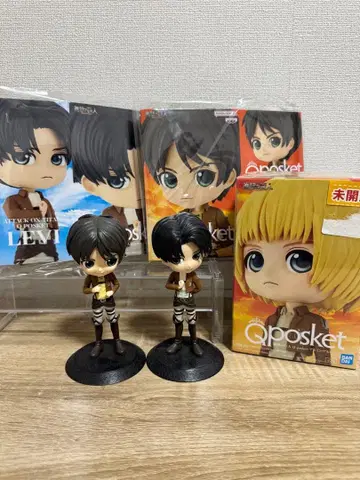 Qposket 진격의 거인 피규어 3체 세트