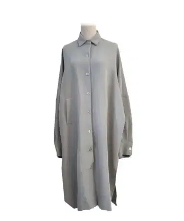 CYAN TOKYO 그레이 셔츠 원피스