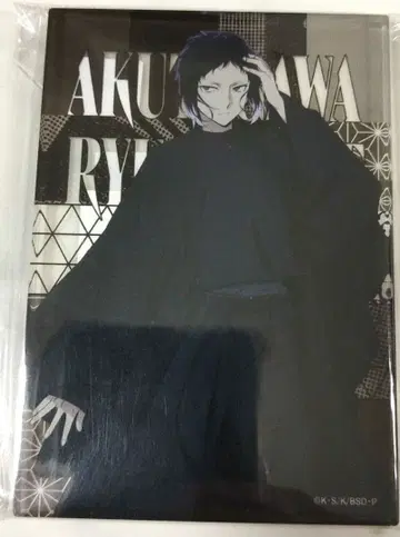 문호 스트레이독스 아쿠타가와 류노스케 아크릴 블록 현대 일본 의류