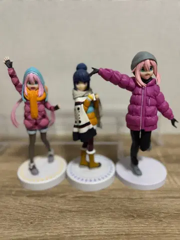 유루캠 피규어 3체 세트