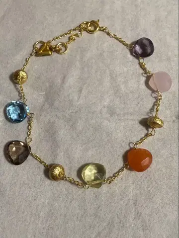 멀티 컬러 GP 팔찌 인도 주얼리