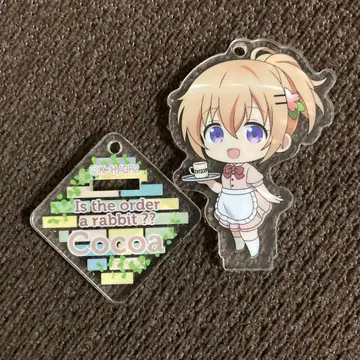 코코아 호토 코코아 주문토끼 모리나가 아크릴 스탠드 수량 한정