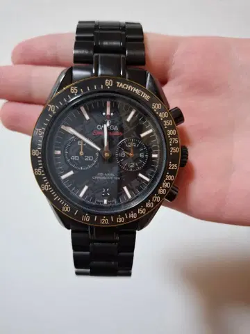 스피드 마스터풍 MOD VK64 메카쿼츠 블랙