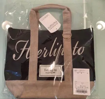 미개봉 새상품 Her lip to HLT 미니 토트 herlipto