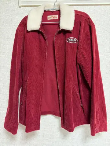 candystripper 코듀로이 자켓 보르도 색상