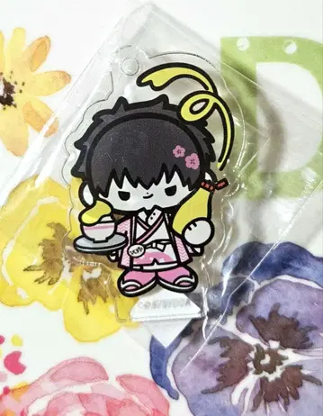 히지카타 토시로 은혼 카페 봄색다방 수베니어 참 아크릴 키링