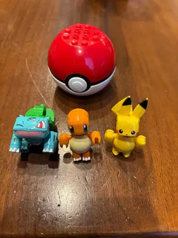 포켓몬 메가 콘스트럭스 피규어 몬스터볼 레고 호환