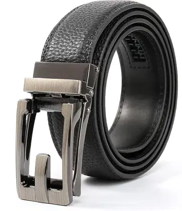 벨트 남성용 남성 벨트 오토락 버클 무단계 조절 천연 가죽