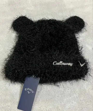 캘러웨이 귀 달린 니트 모자