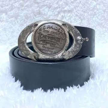 CHEVIGNON A.C.RAIDERS 빈티지 가죽 벨트