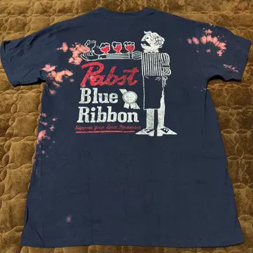 Pabst Blue Ribbon 티셔츠 네이비