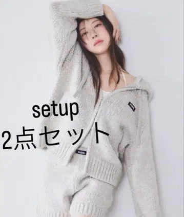 로빙 니트 후디 snidel