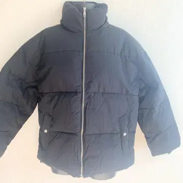 다운 자켓 스탠드 카라 블랙 M 캐주얼 남성용 데님에 맞춰