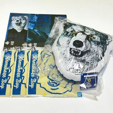 MAN WITH A MISSION 제일복권 F상 산쨩 쿠션