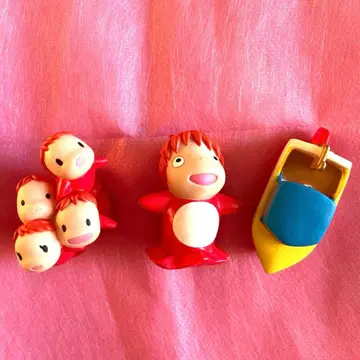 벼랑 위의 포뇨 포뇨 소프트 비닐 인형 세트