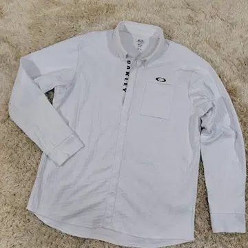 OAKLEY 긴팔 피케 셔츠 골프 빅 사이즈 와플 원단
